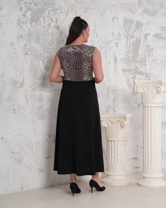 Sıfır Kol Üstü Payetli Abiye