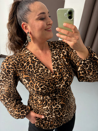 Leoparlı Taş Detaylı Abiye Takım