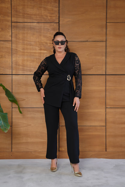 Kolu Dantel Abiye Takım