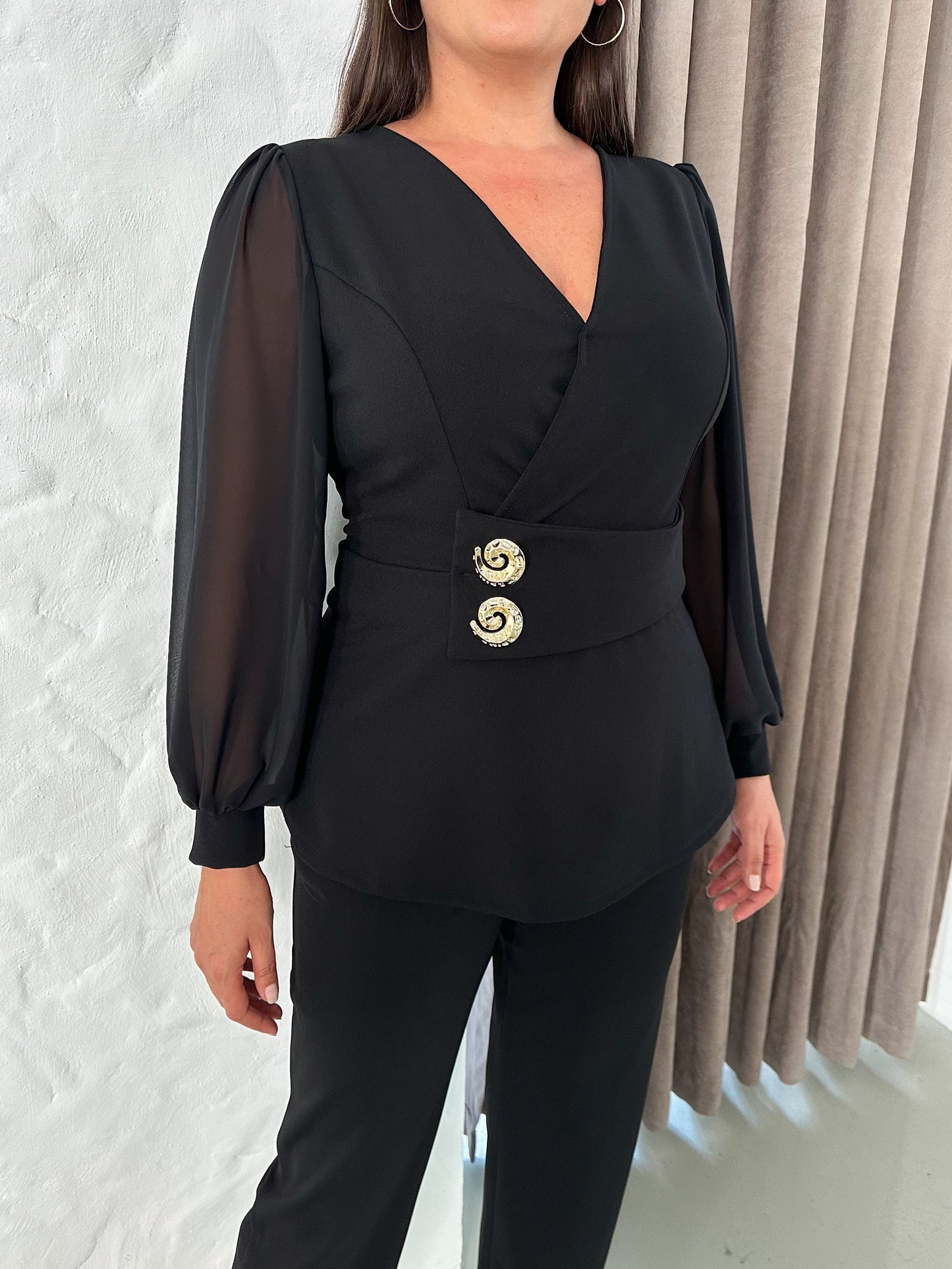 Denizatı Düğmeli Abiye Takım